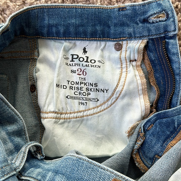 Polo Ralph Lauren Tompkins Mid Rise Skinny Crop - Picture 15 of 16